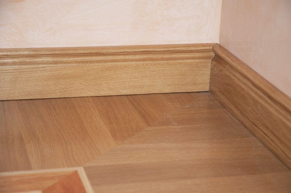 A Wooden Floor With a Wooden Molding on It — Taggerts Discount Carpets & Vinyls In California Gully, VIC