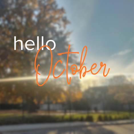 Hello October graphics — Apartments for Rent Boise