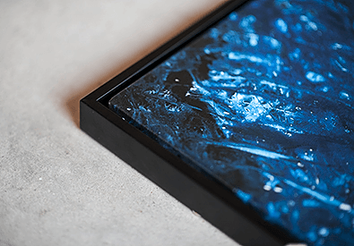 Black Float Frame