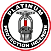 Logo gicleur rouge, sprinkler rouge