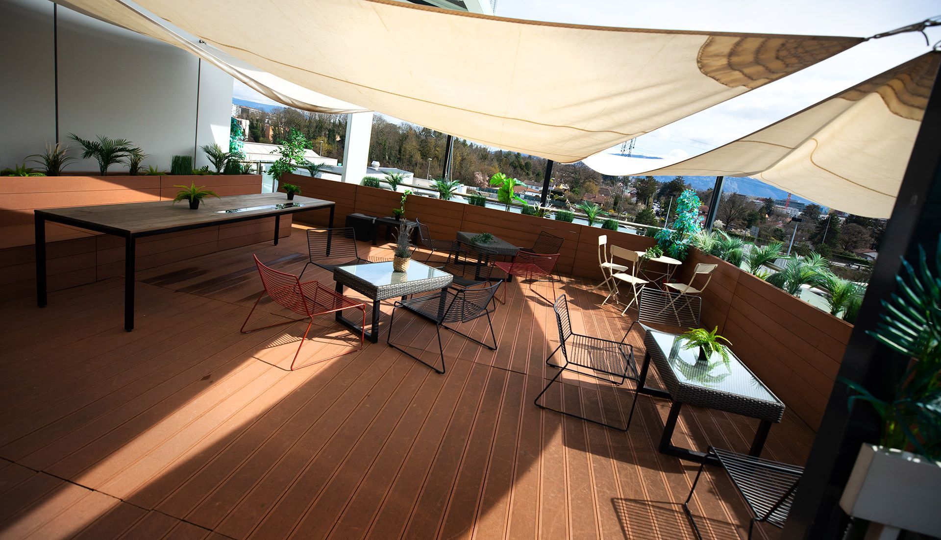 Restaurant Le Chef, Terrasse avec auvent