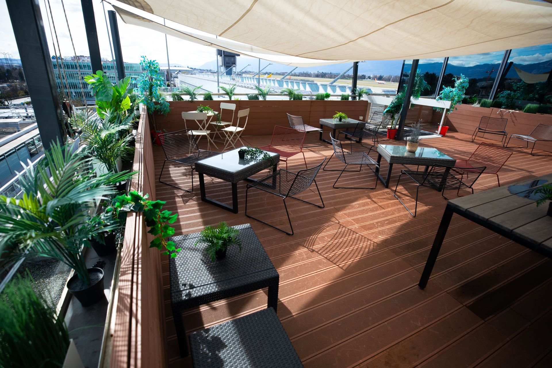 Terrasse du restaurant Le Chef Genève