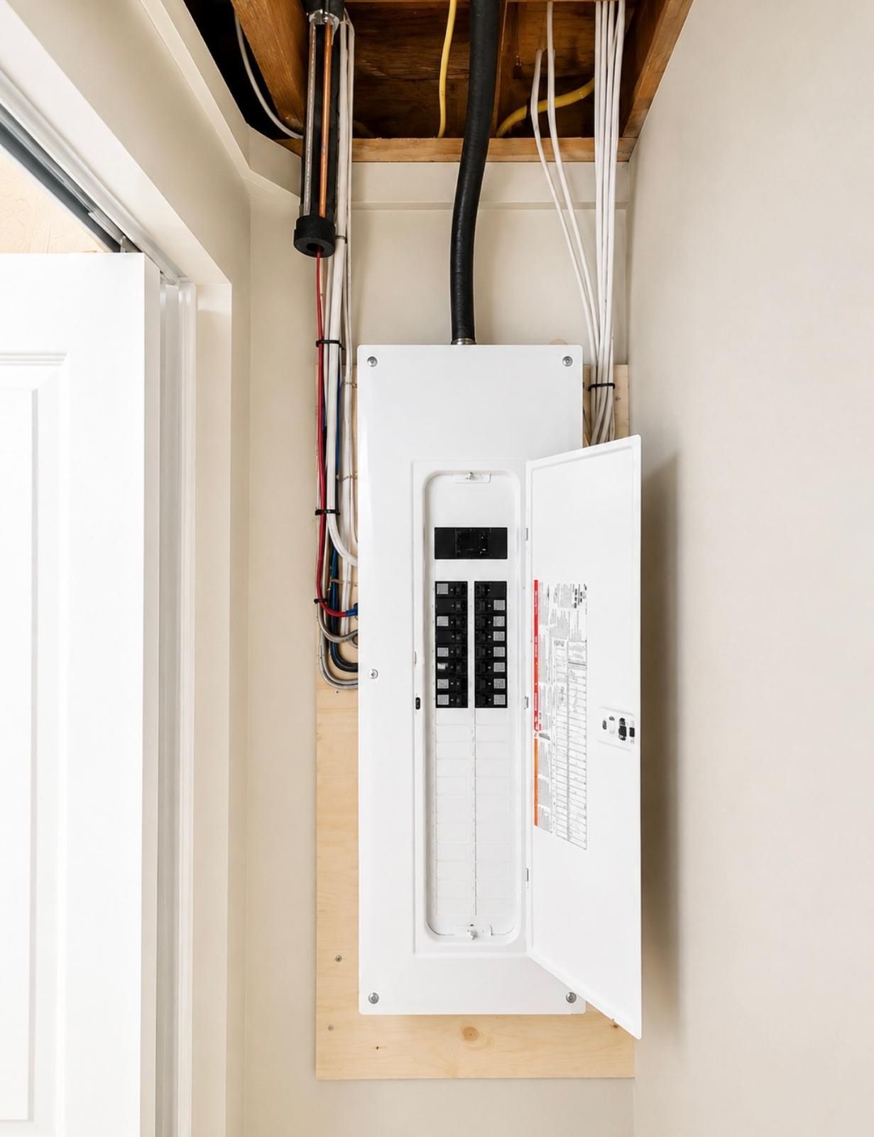 New 200 amp electrical panel installation in Calgary
