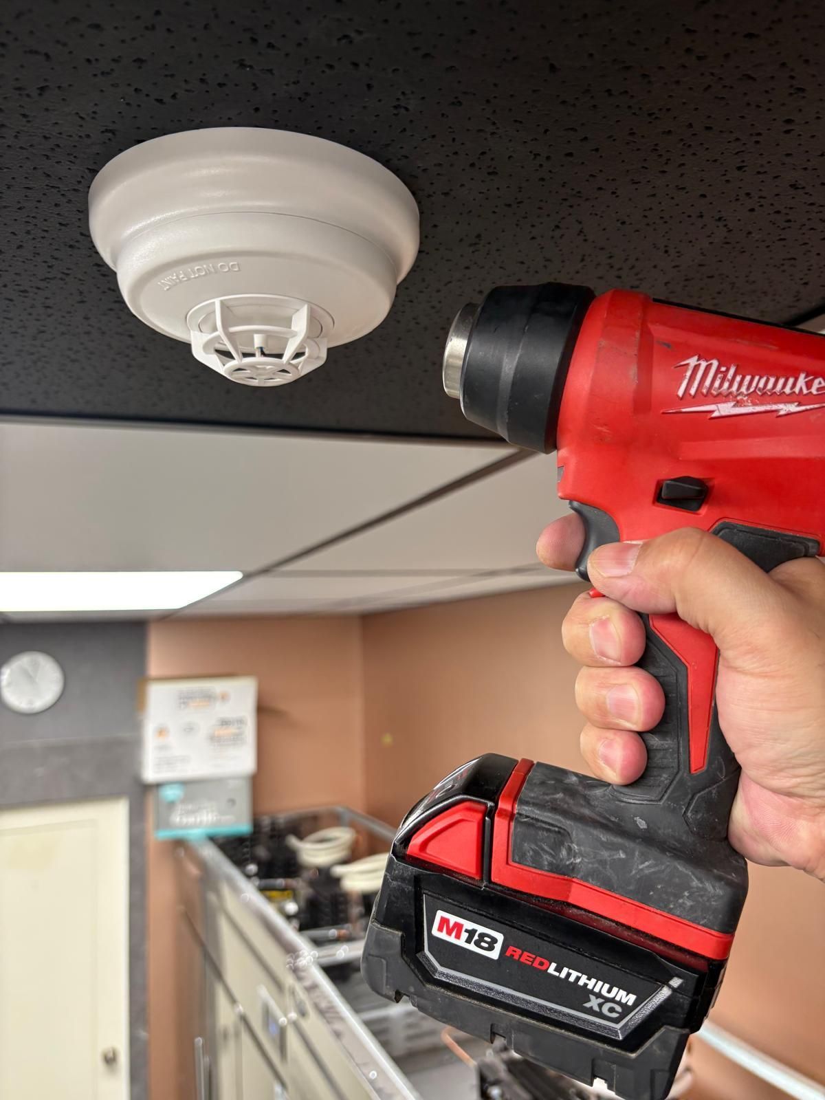 Smoke detector and fire alarm testing in Calgary