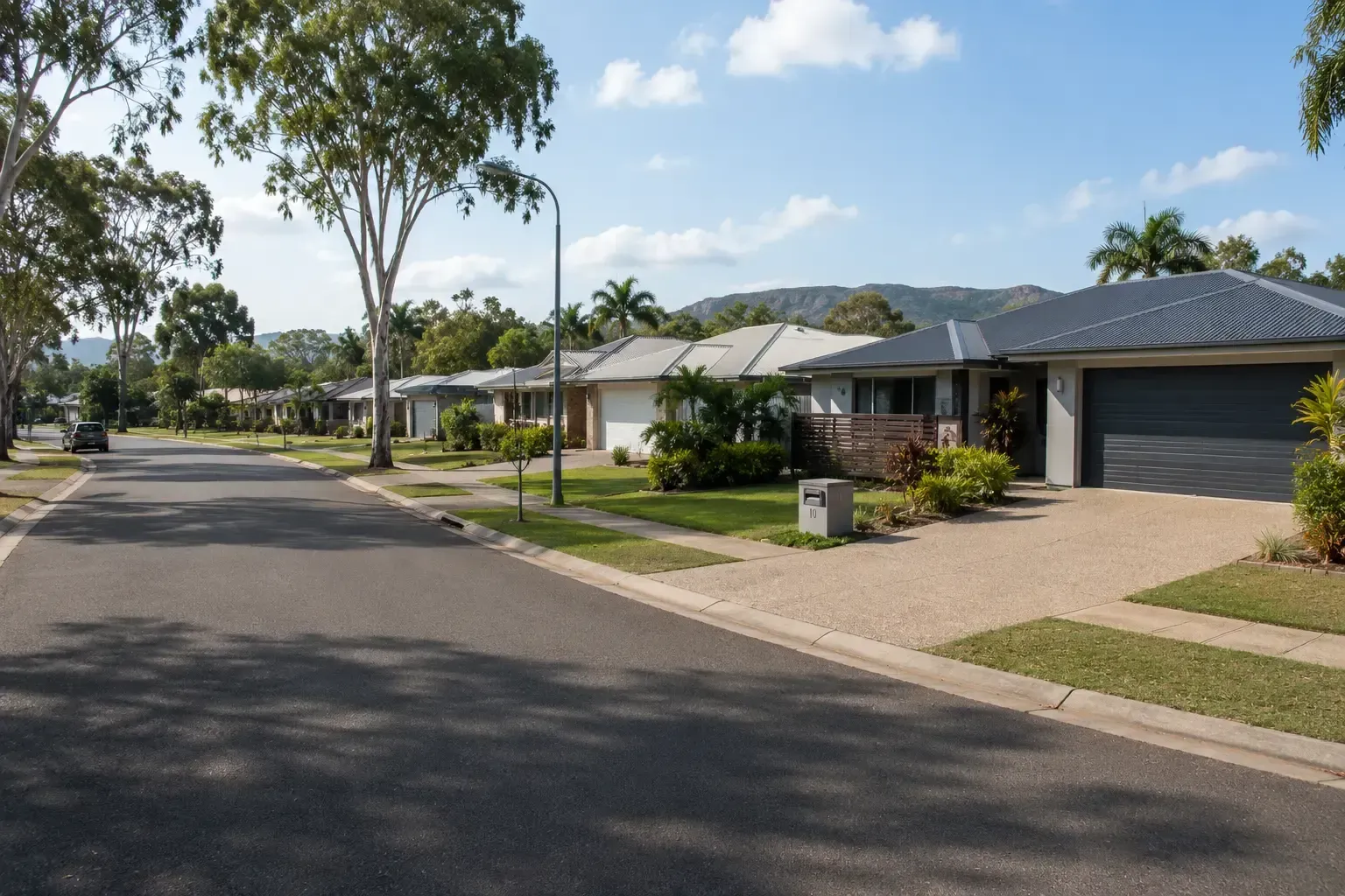 Residential street in Townsville.