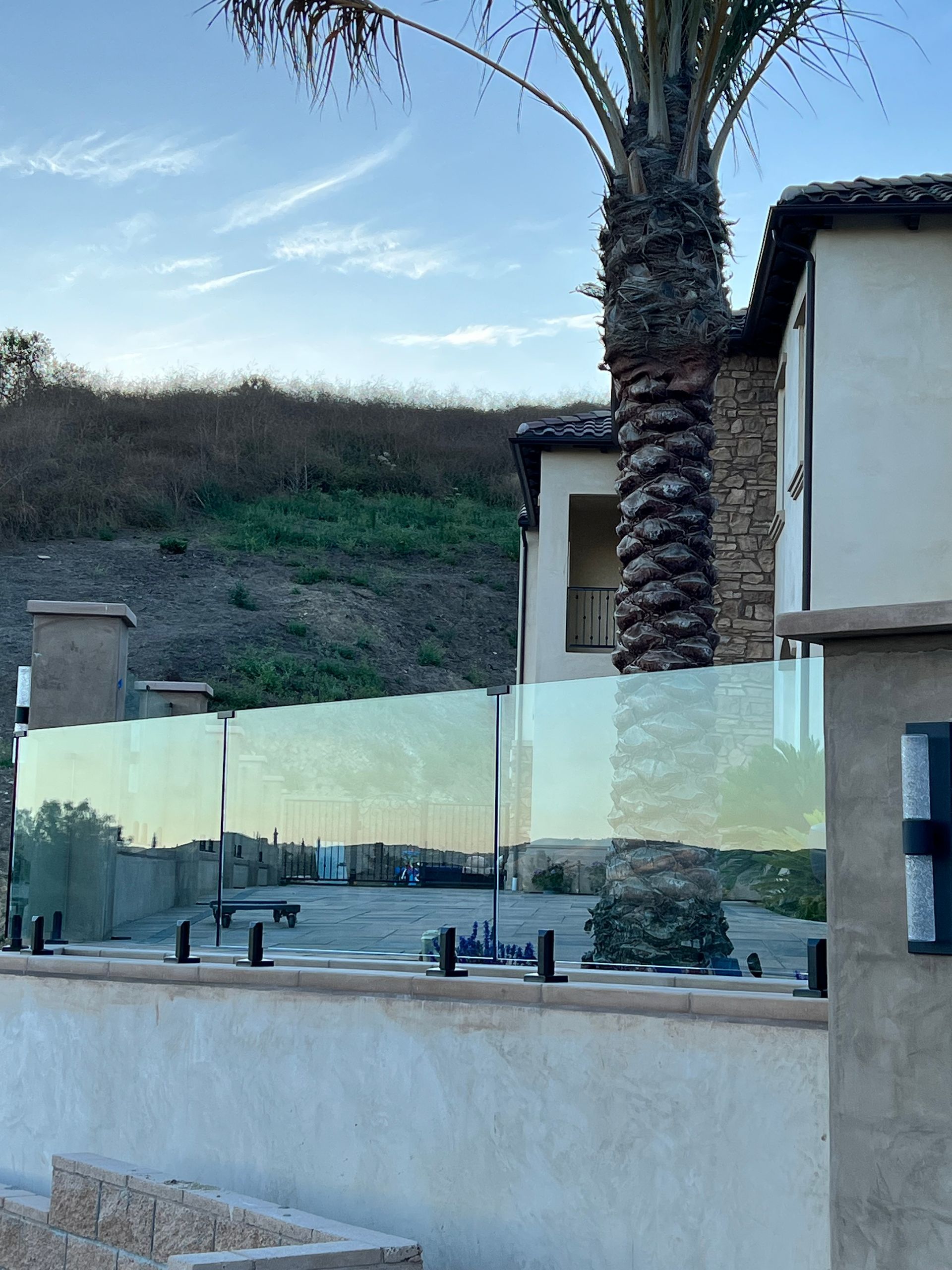 Exterior Glass railing picture Bel Air, California 