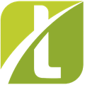 Green and light green logo with a stylized
