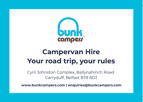 Bunk Campers - Camping Club Card by CampingNI Bunk Campers - Camping Club Card by CampingNI