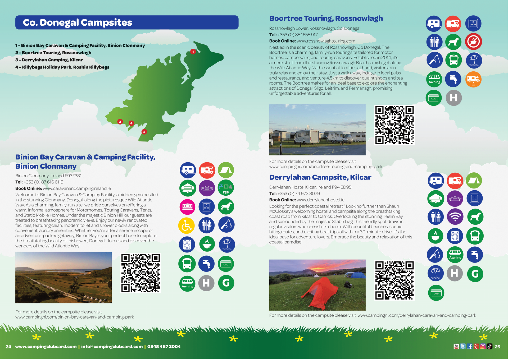 Camping Club Card by CampingNI Guide 2025 