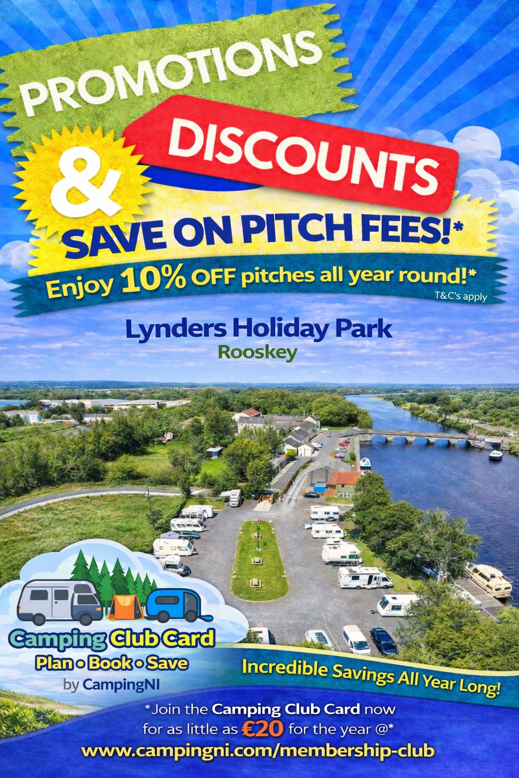 Lynders Holiday Park Rooskey - Camping Club Card by CampingNI