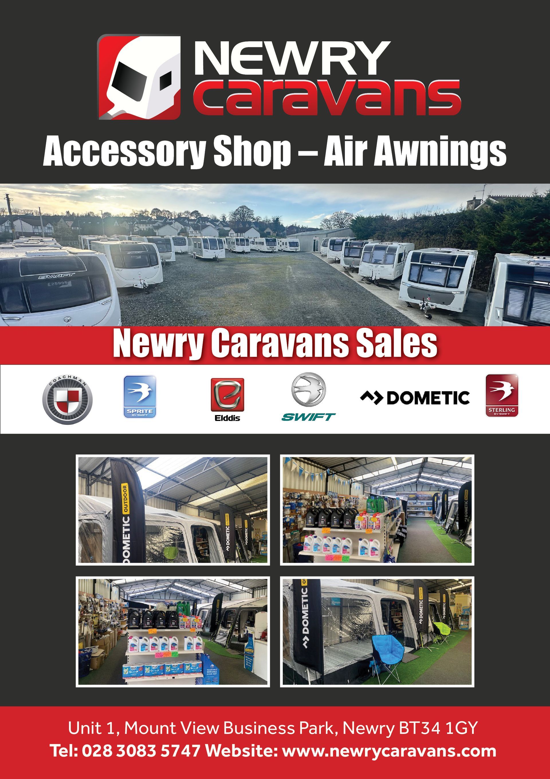 Newry Caravans - Camping Club Card by CampingNI Newry Caravans - Camping Club Card by CampingNI