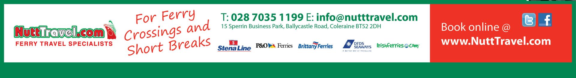 Nutt Travel Ferry Specialists CampingNI