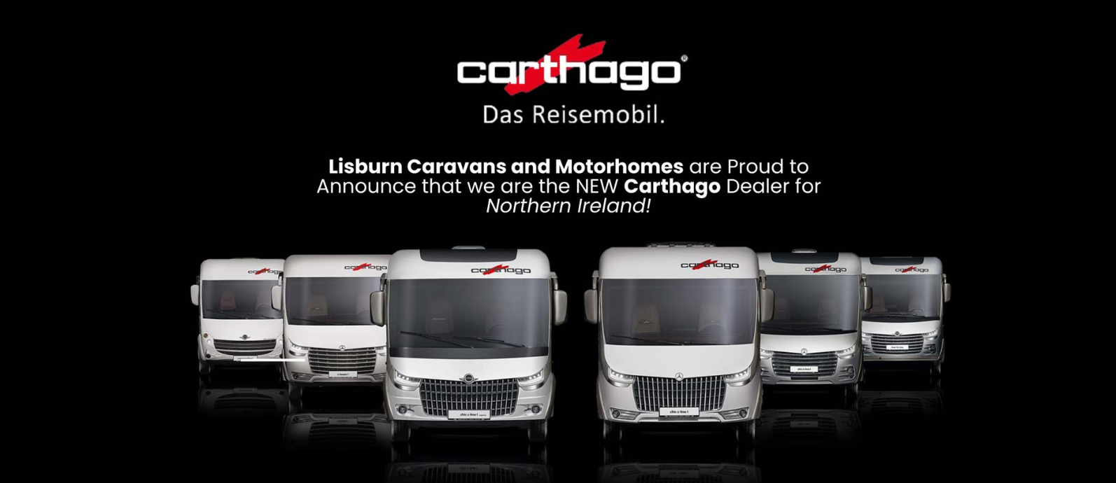 Carthago Lisburn Caravans & Motorhomes new dealers Camping Club Card by CampingNI