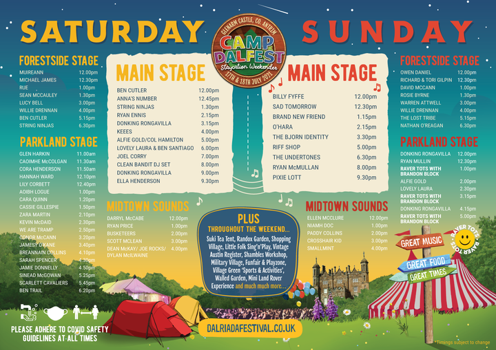 Dalriada Festival lineup