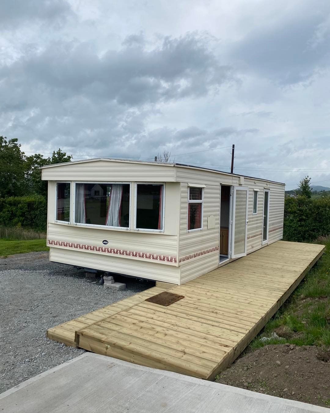 funny farm static caravan rental
