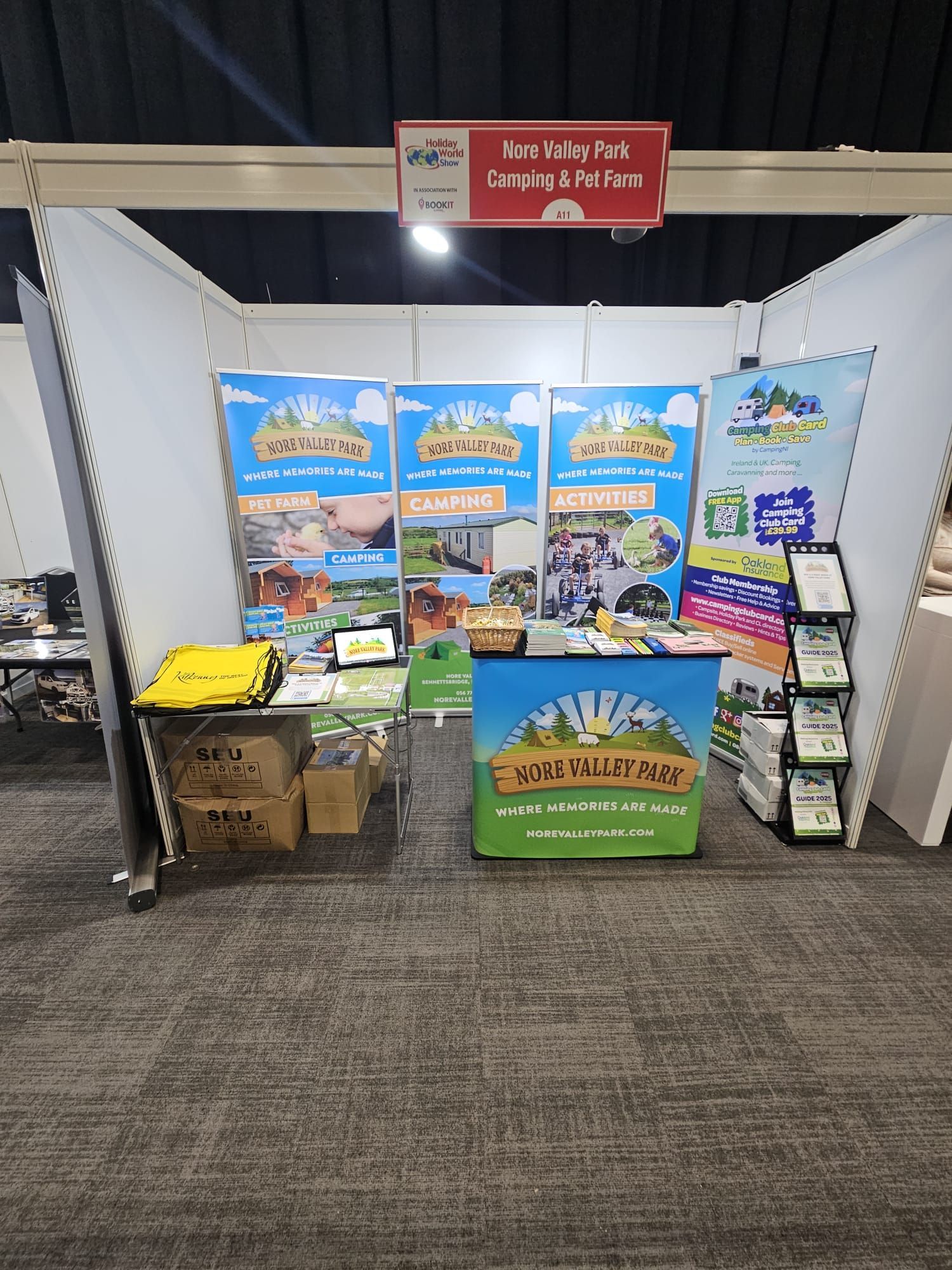 Holiday World Show Belfast 2025 Camping Club Card by CampingNI