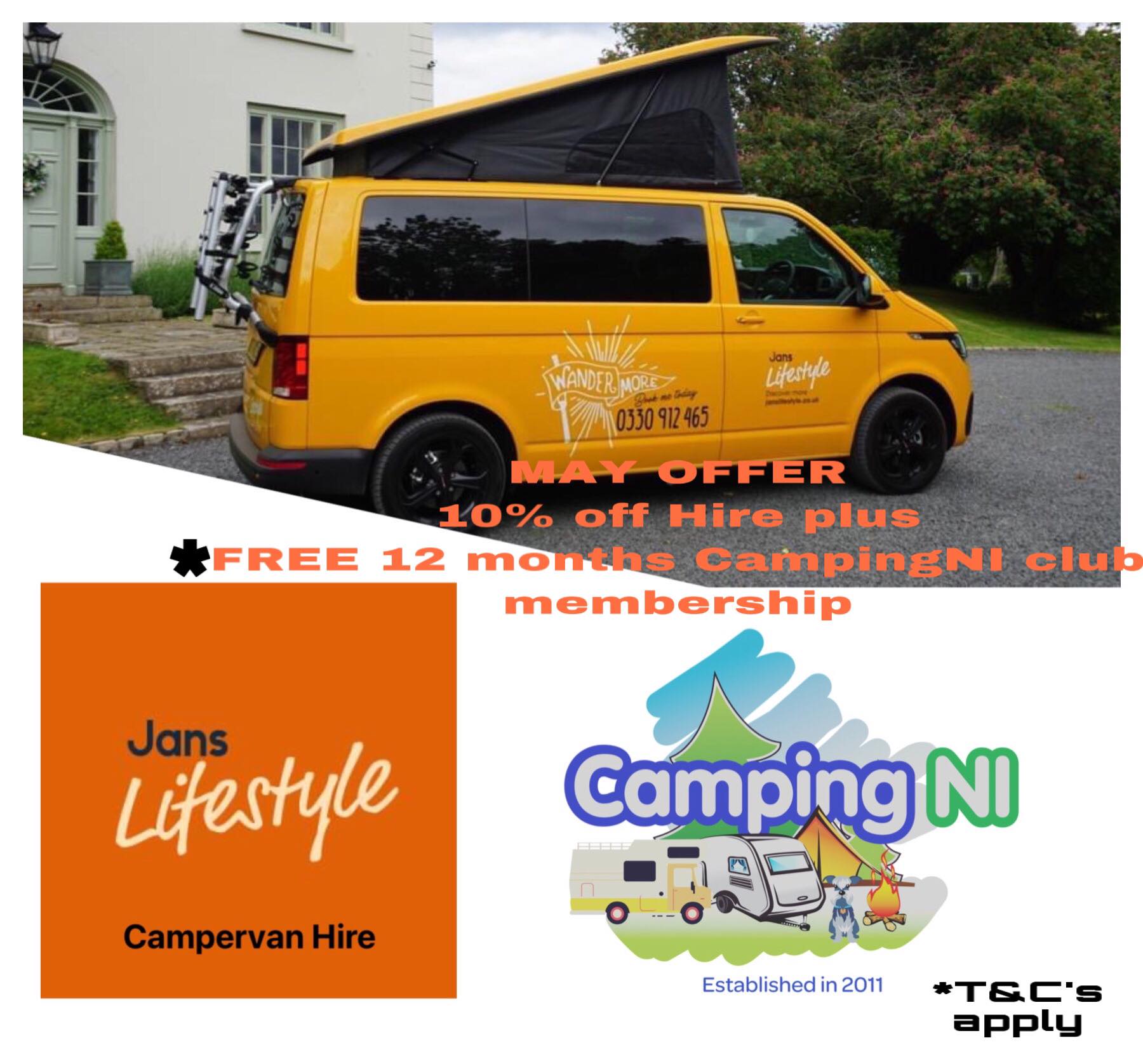May offer Jans Lifestyle CampingNI May offer Jans Lifestyle CampingNI