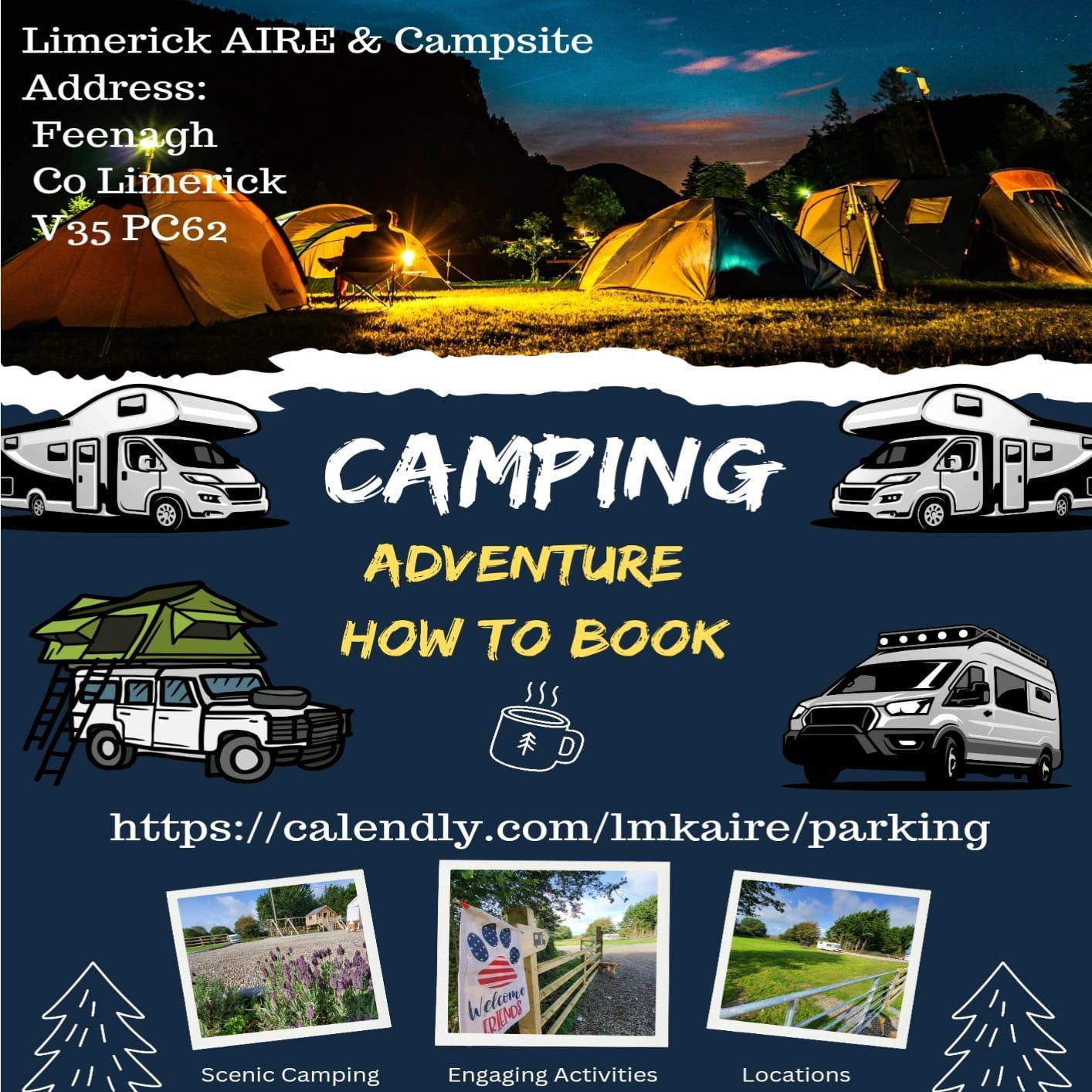 Limerick Aire & Camping -Camping Club Card by CampingNI Limerick Aire & Camping -Camping Club Card by CampingNI