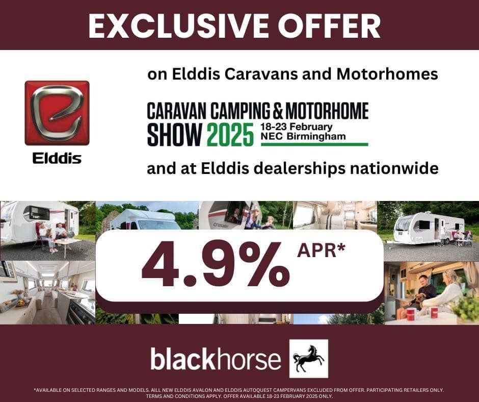 Cookstown Caravans exclusive finance offer - Camping Club Card 