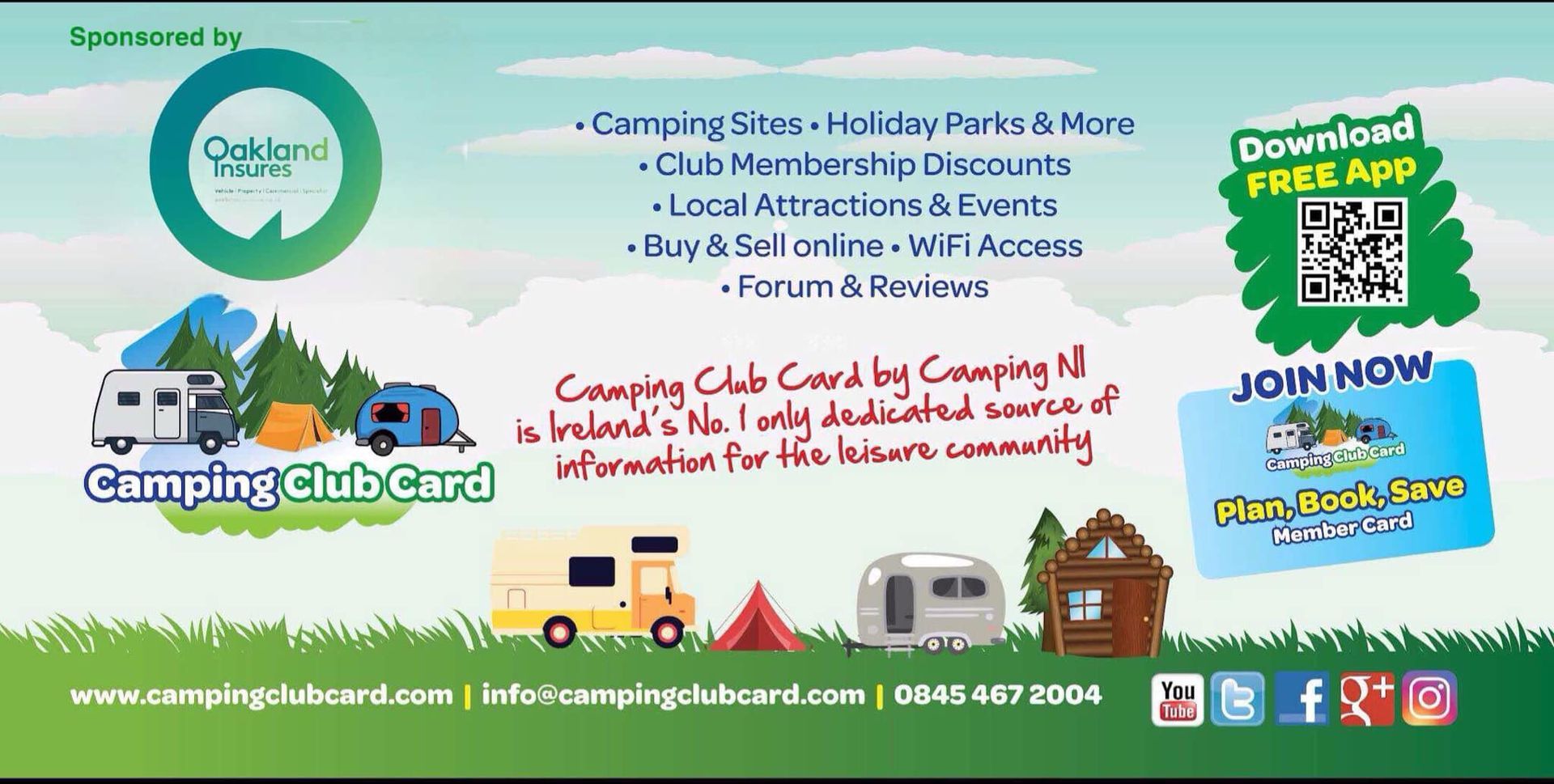 Camping Club Card by CampingNI