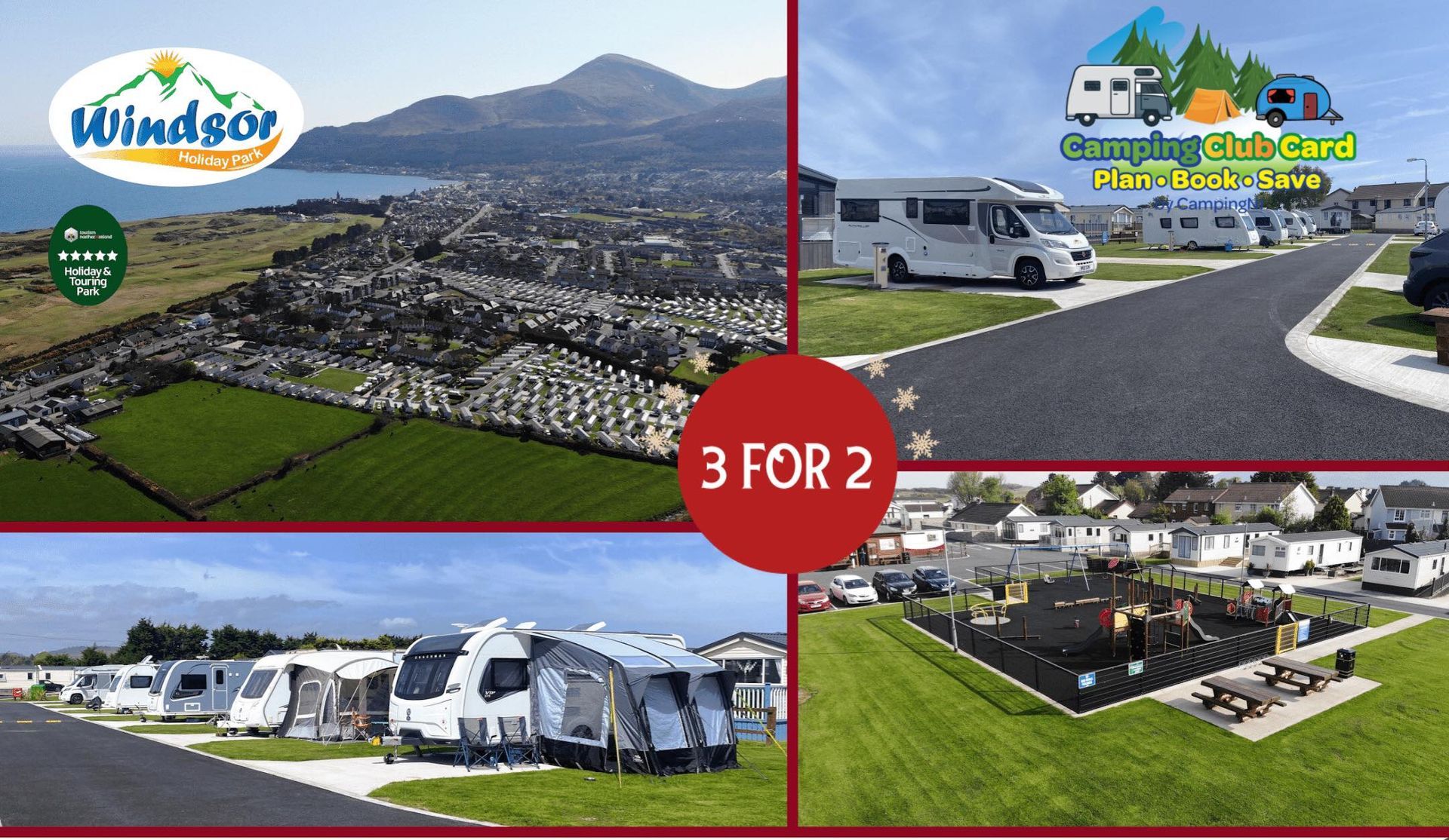 Windsor Holiday Park Camping Club Card by CampingNI members discount