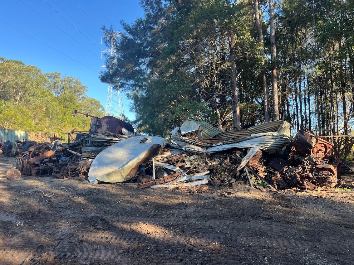 A Pile of Building Waste Stacked on Top of Each Other — H & H Metal Recycling In Kunda Park, QLD