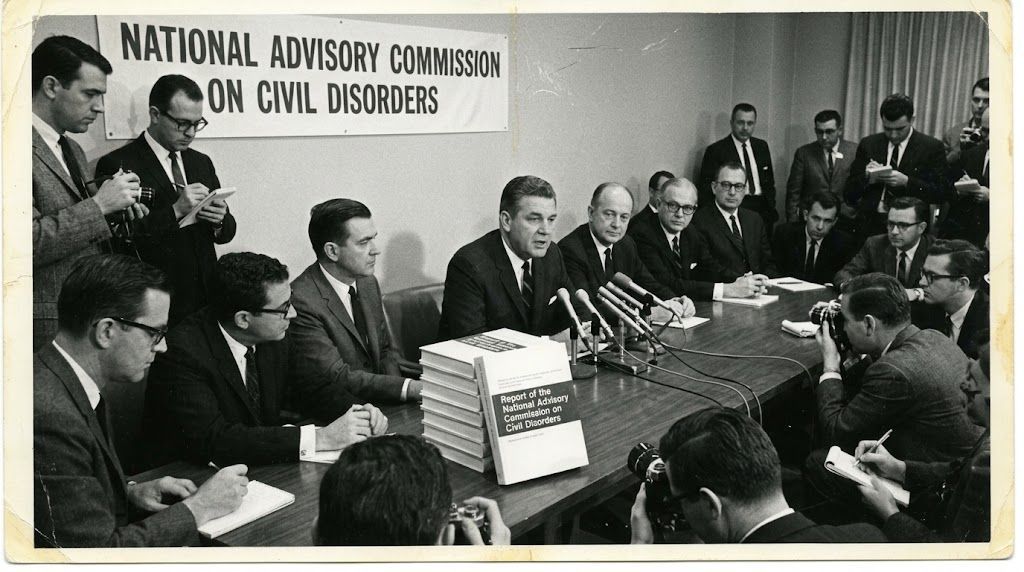 Historic Kerner Commission Report on racial inequality research and urban unrest
