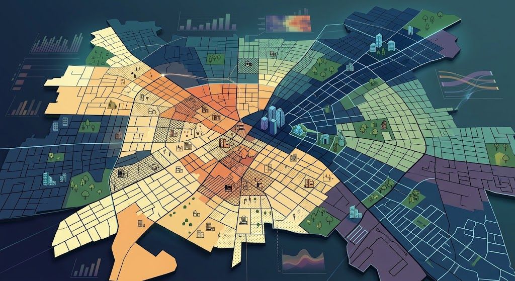 Racial inequality research DC chart highlighting neighborhood economic disparities