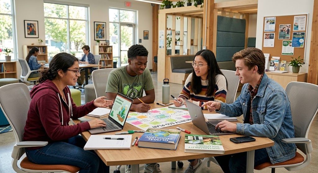 DC at-risk youth programs students working together in community center