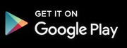 Google Play badge with multicolor play icon and white text on black background