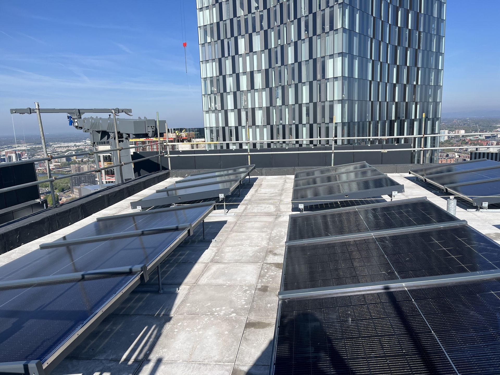 high rise solar panel isntallation manchester