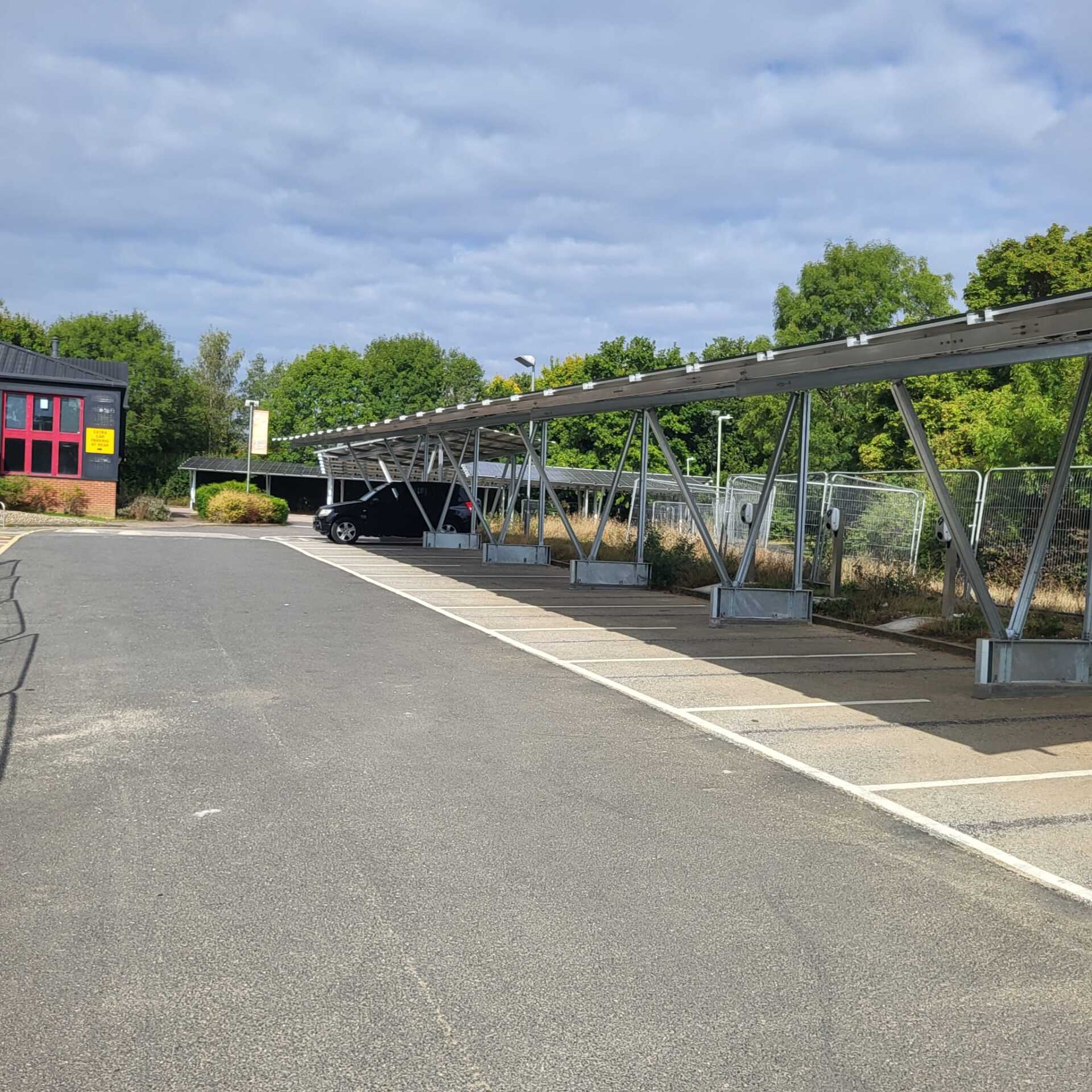 solar car port installs greenbridge renewables 