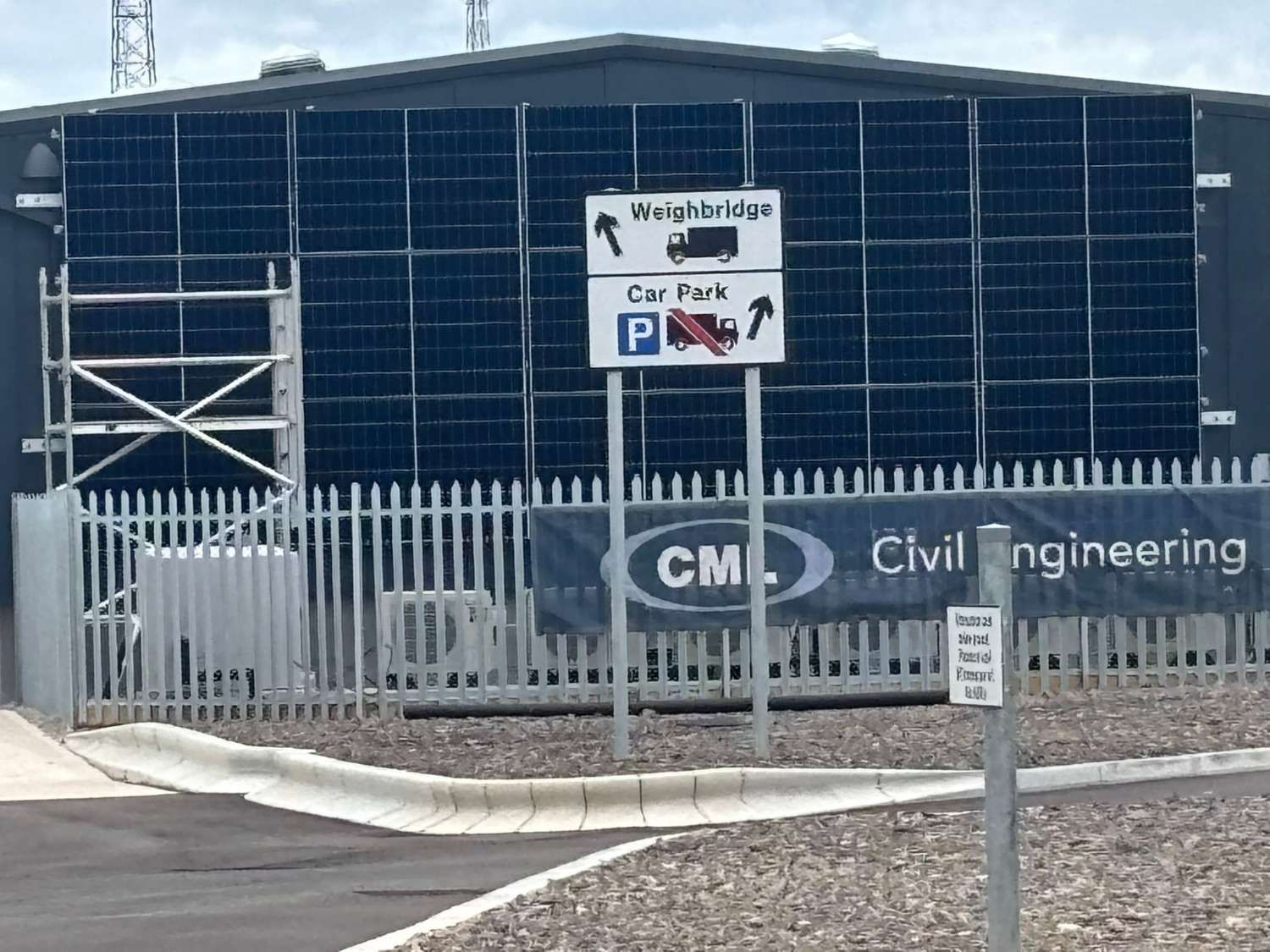 facade mounted solar installation carlisle