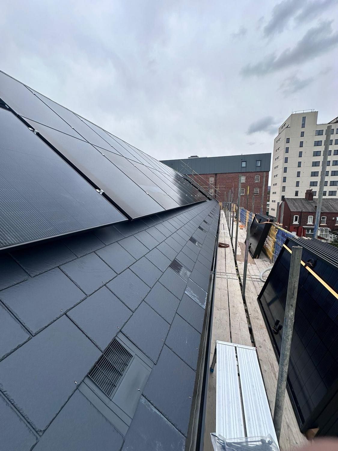 tameside solar installation gse in roof system