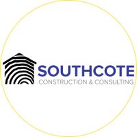 Southcote Construction & Consulting logo in blue and black with a yellow circular border