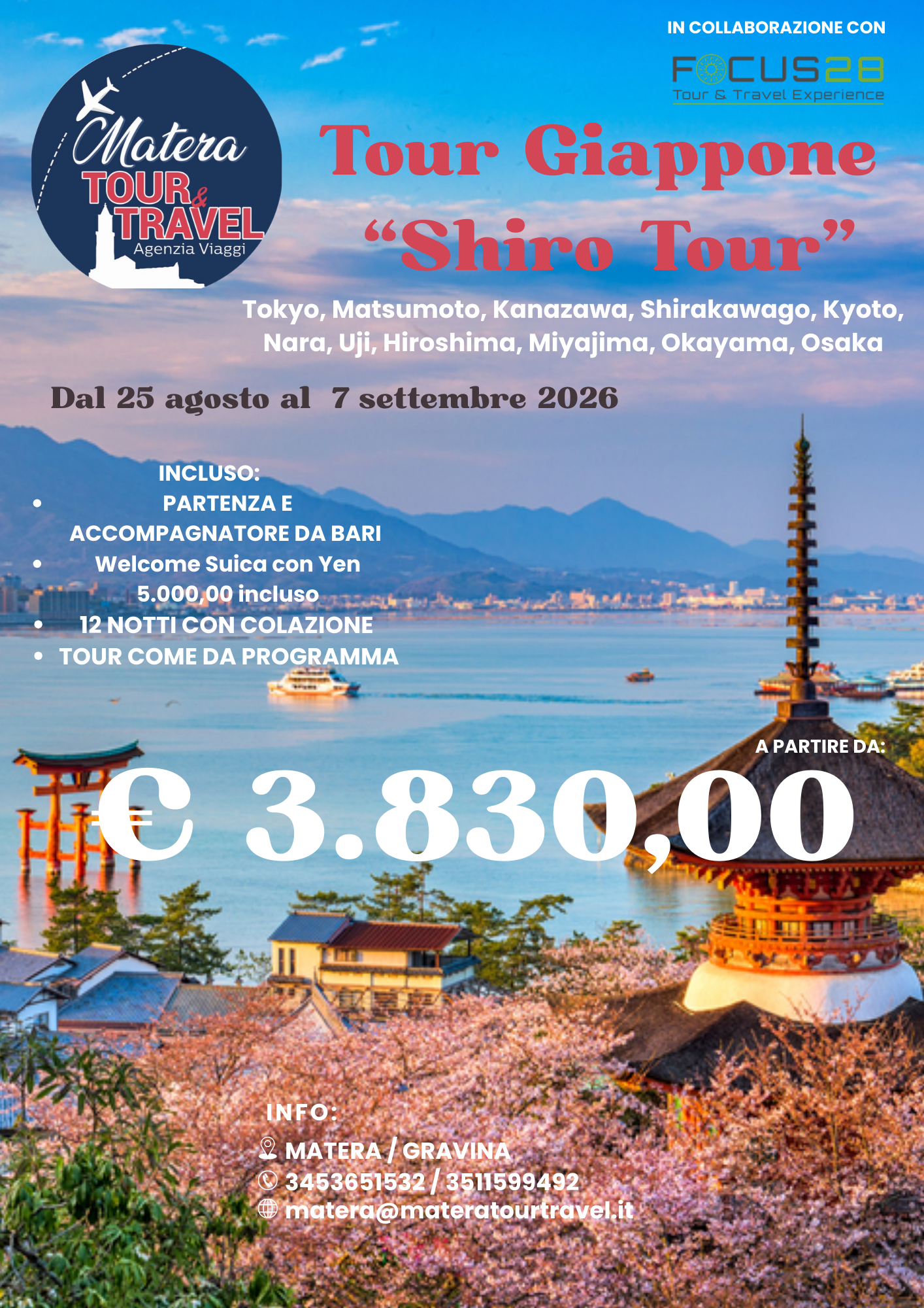Volantino del tour
