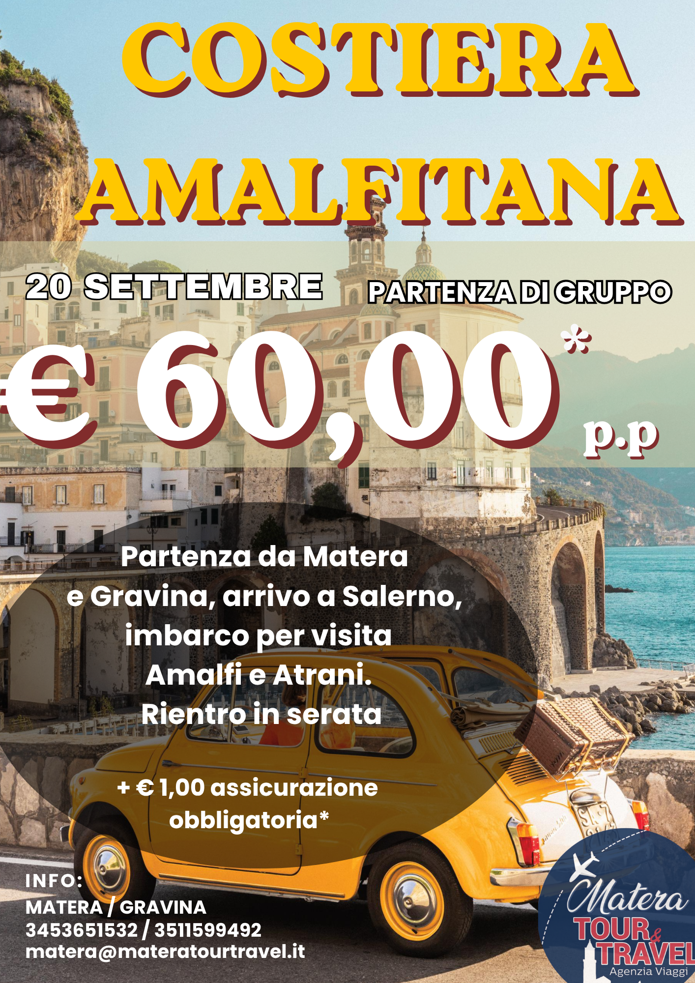 VIAGGIO DI GRUPPO COSTIERA AMALFITANA