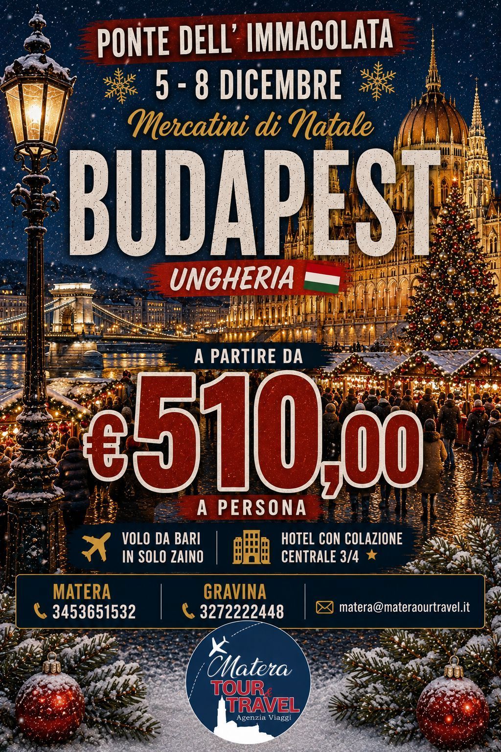MERCATINI DI NATALE A BUDAPEST
