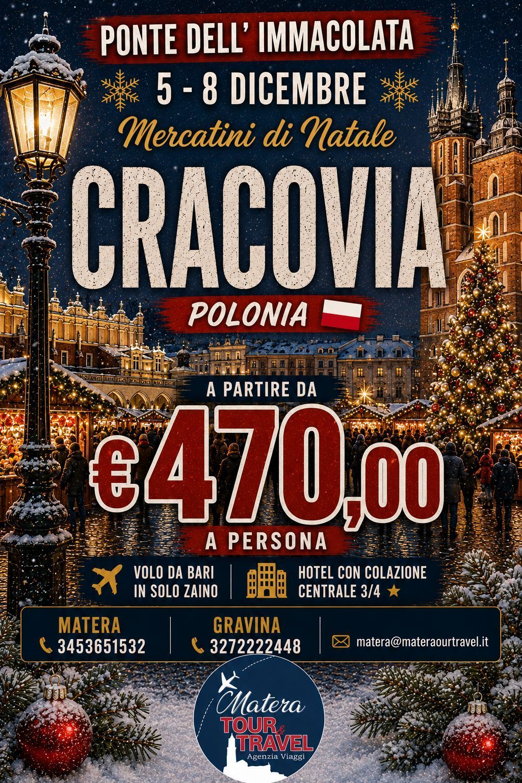 MERCATINI DI NATALE A CRACOVIA