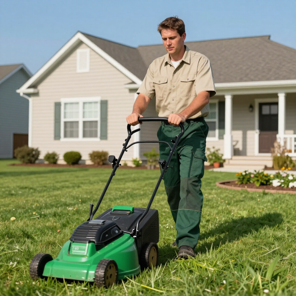 Lawn mower man
