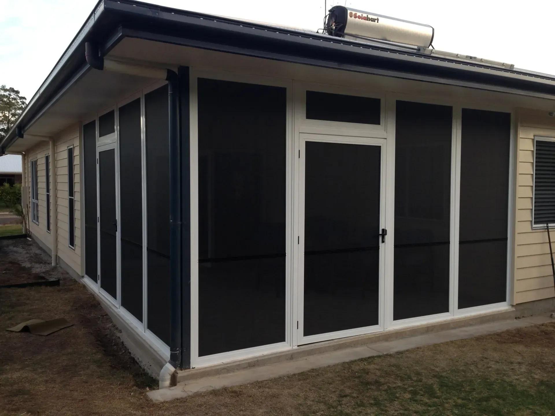 Large Black Shutters — Shutters in Bundaberg, QLD