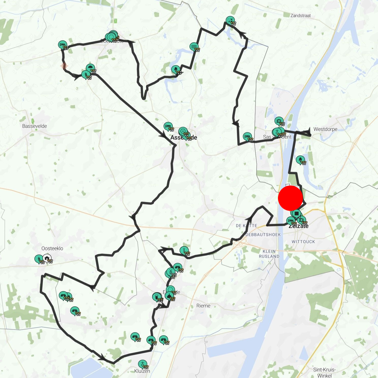 Kreken Fietsroute