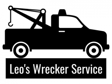 black tow truck