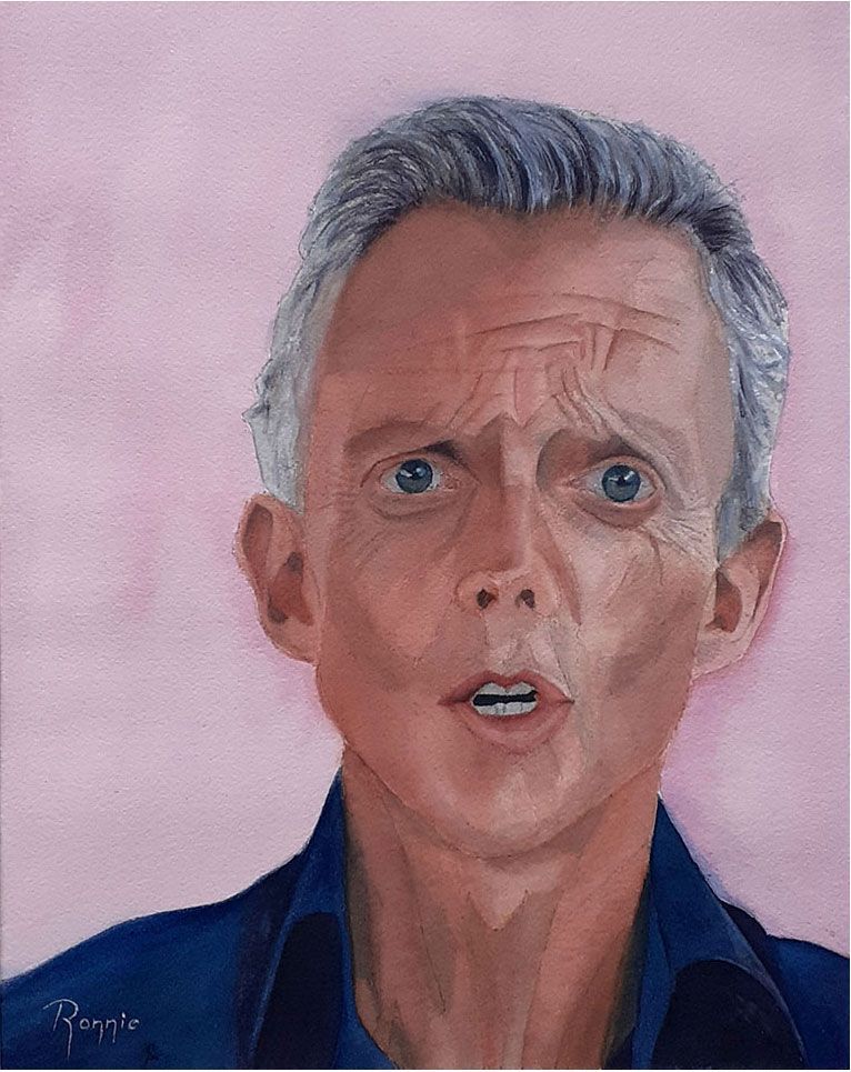 Aquarel: Portret