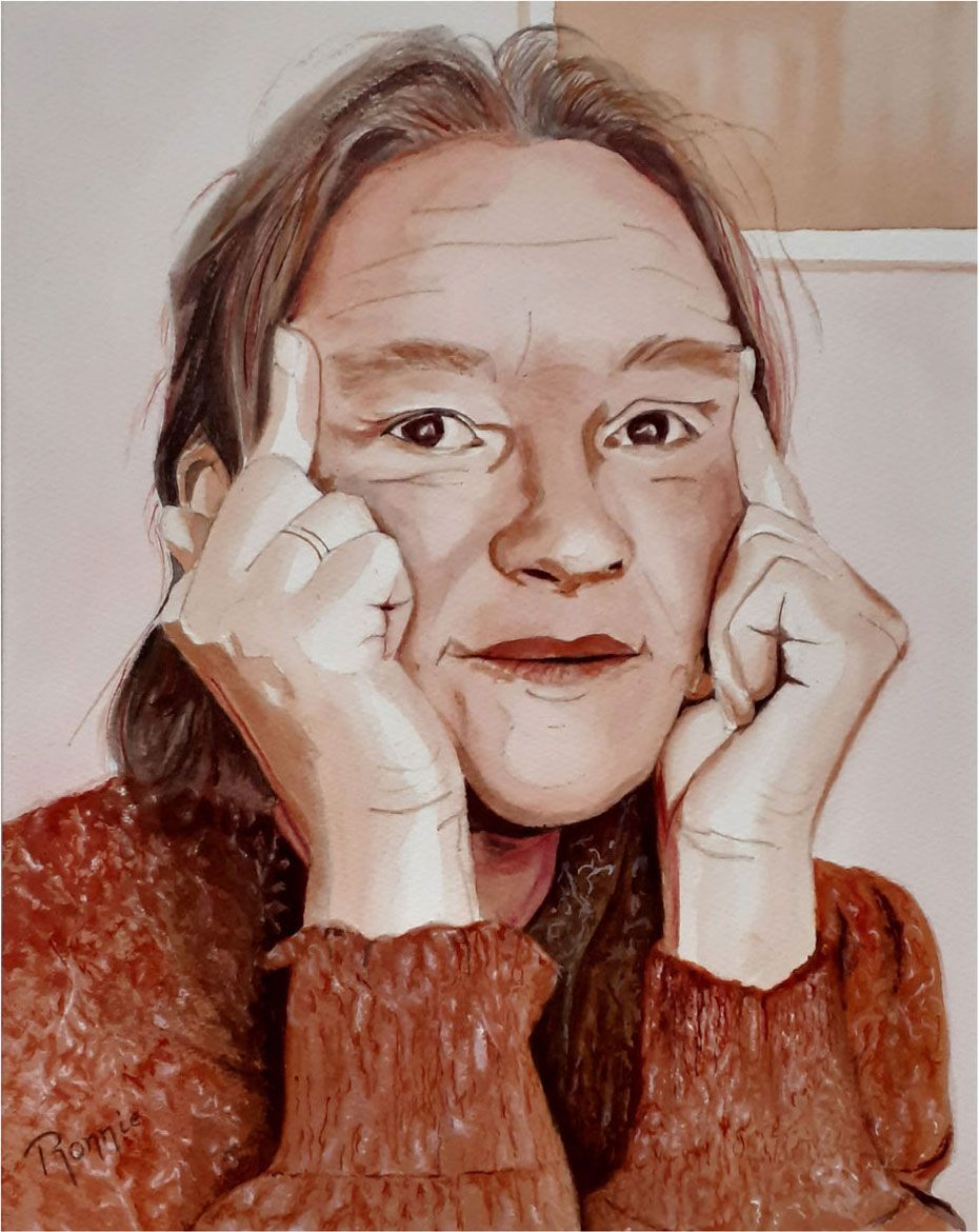 Aquarel portret