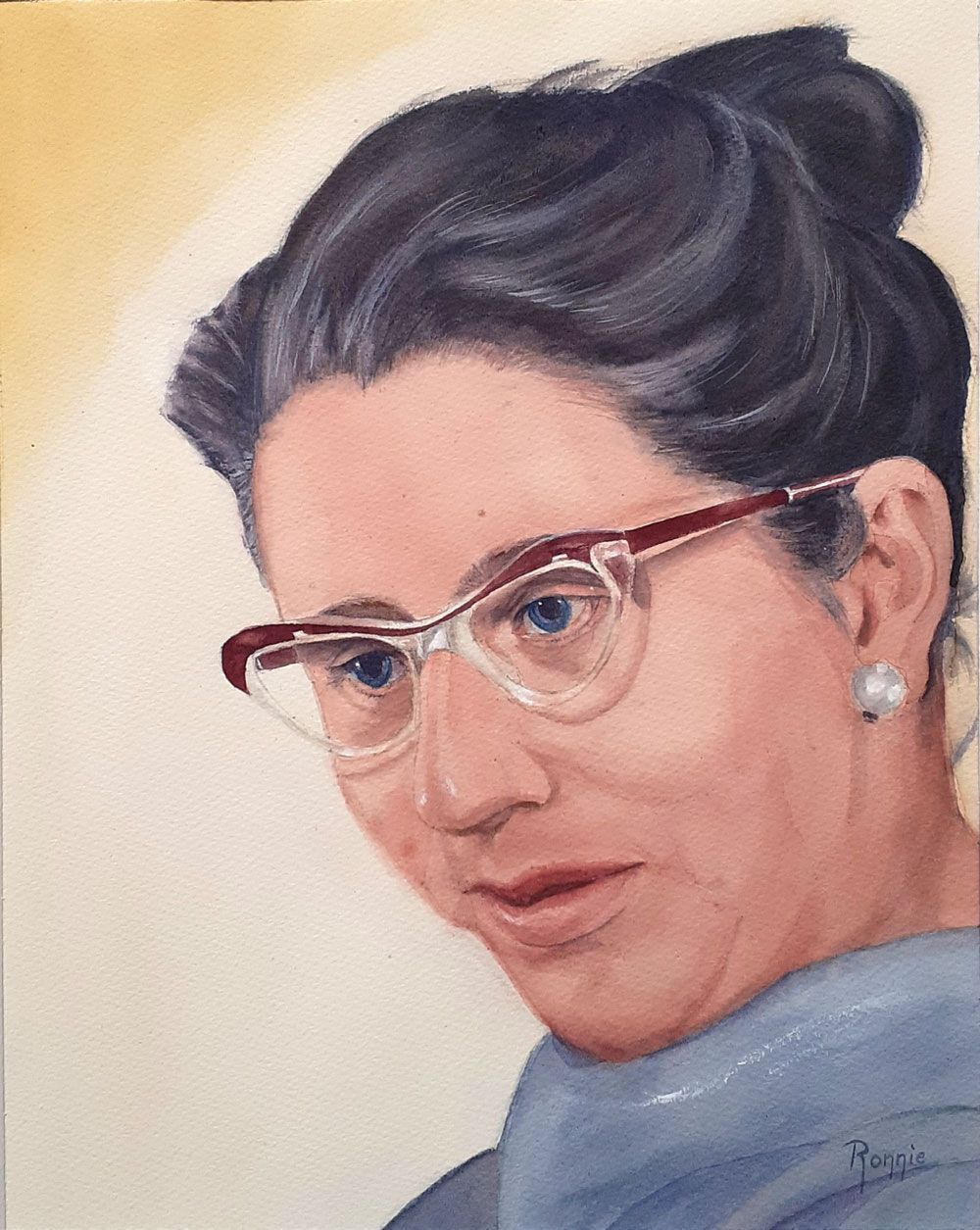 Aquarel moeder