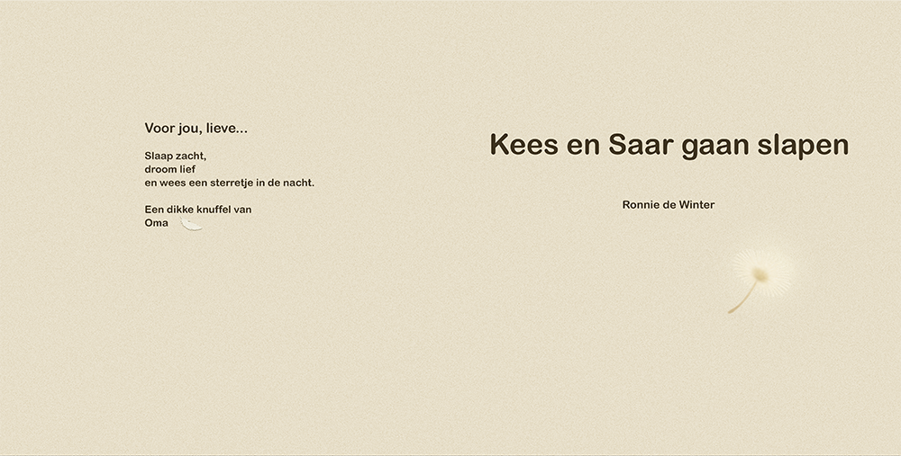 Zachte avondlucht met paardenbloempluisje en rustige slaapdroom sfeer