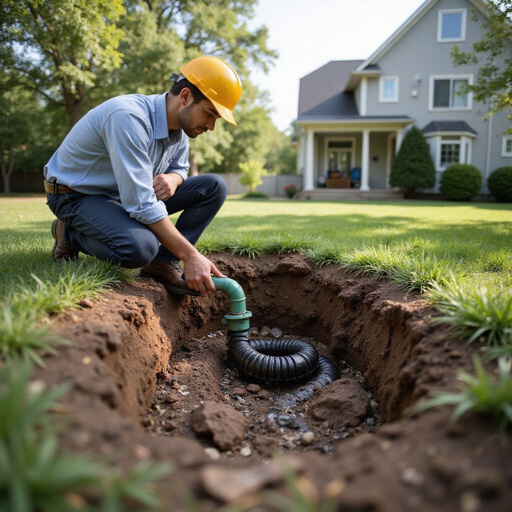 Septic tank repairs after backup