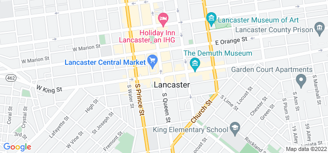 Map of business location