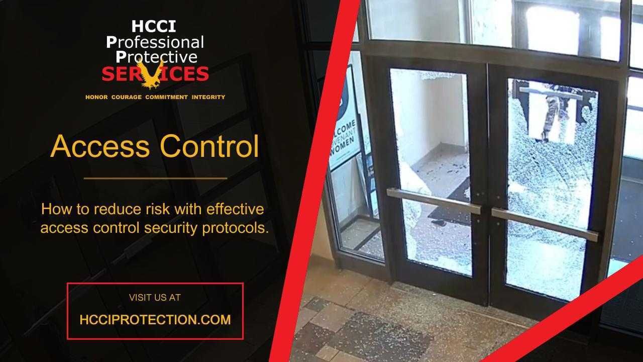 A picture of a door with the words access control on it.